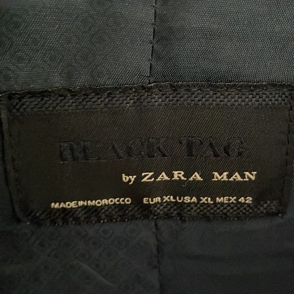 Zara men’s tweed coat XL - Picture 2 of 4